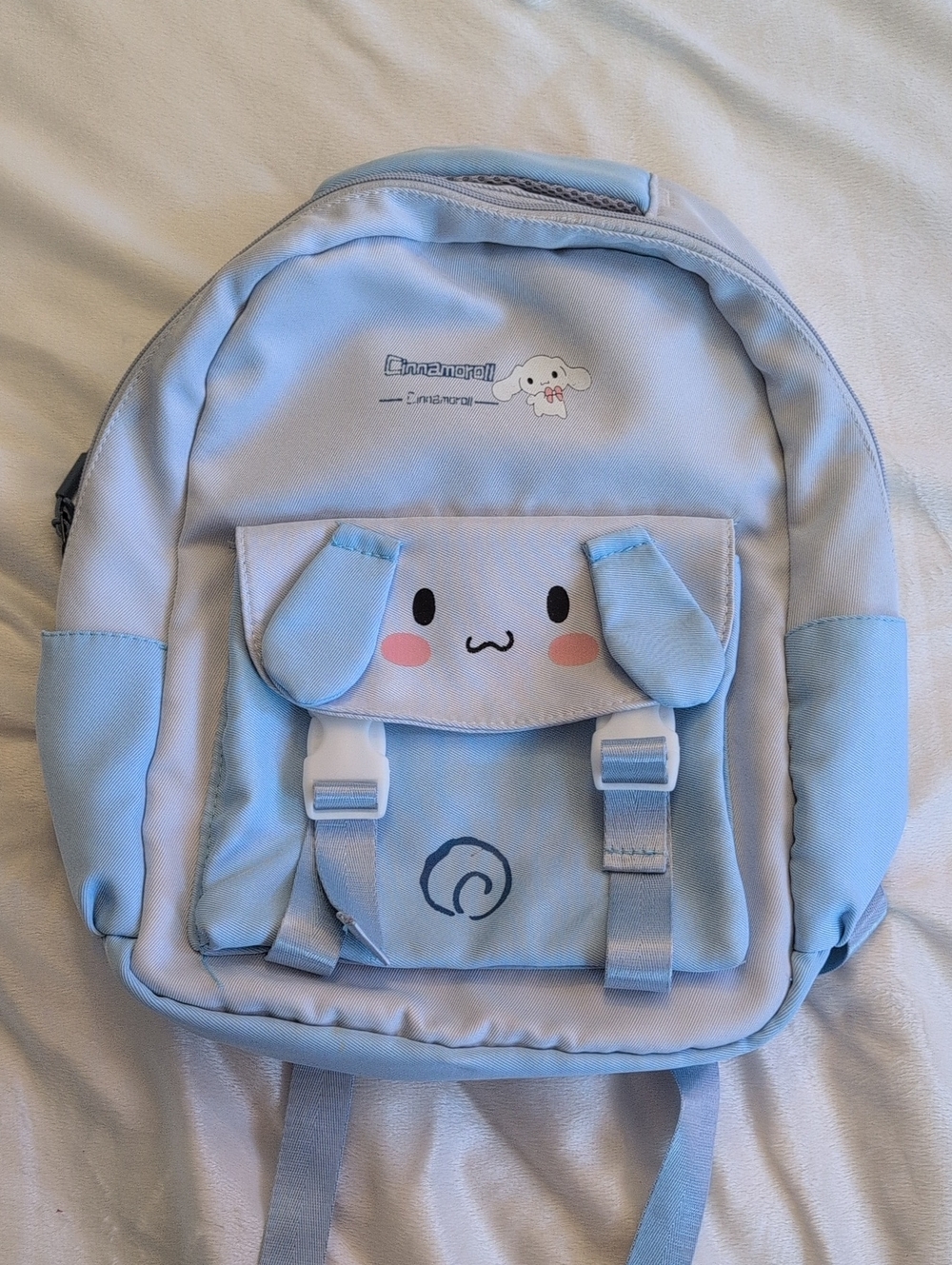 Cinnamoroll Kuromi Polyester Blue Backpack